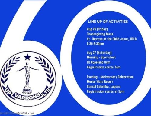UP Varrons Celebrates 60th Anniversary